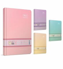 Gıpta Thebook Pastels 20x28 240 Yaprak Kareli İplik Dikişli Sert Kapaklı Defter