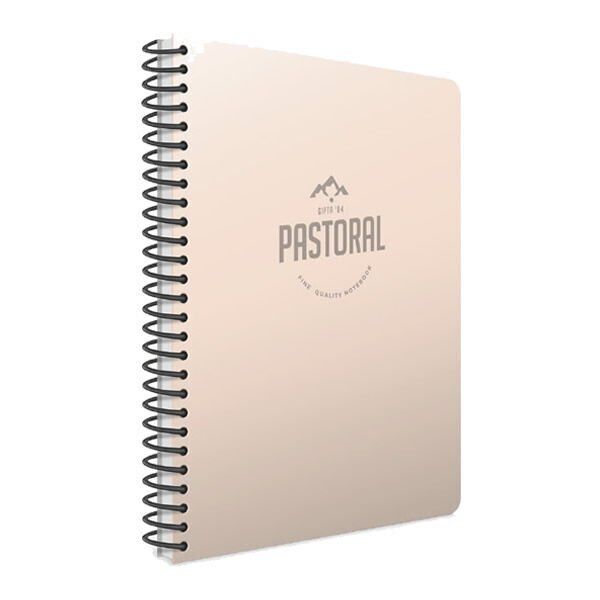 Gıpta Pastoral A4 96 Yaprak Çizgisiz Spiralli Plastik Kapaklı Defter