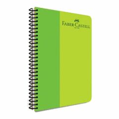 Faber Castell Bicolor 120 Yaprak PP Kapak Spiralli Kareli Defter