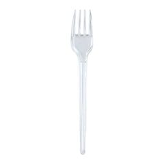 Stylish 006 100 lü Şeffaf Eko Plastik Çatal