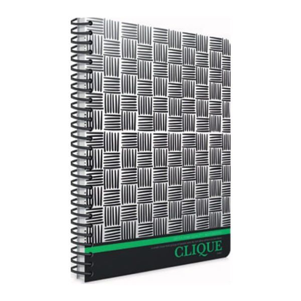 Gıpta Clique A4 100 Yaprak Kareli Spiralli Plastik Kapak Defter