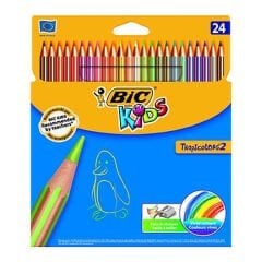 Bic 9375183 24 lü Tropicolor Kuru Boya Kalemi