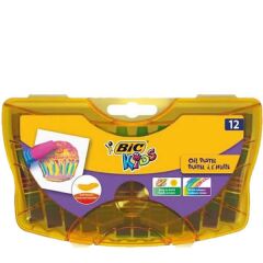 Bic 933957 12 li Plastik Kutulu Yağlı Pastel Boya