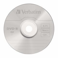 Verbatim 16x4,7 GB 120 Min 10 lu DVD+R