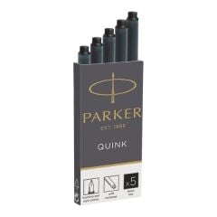 Parker 1950382 Quink 5 li Siyah Kartuş