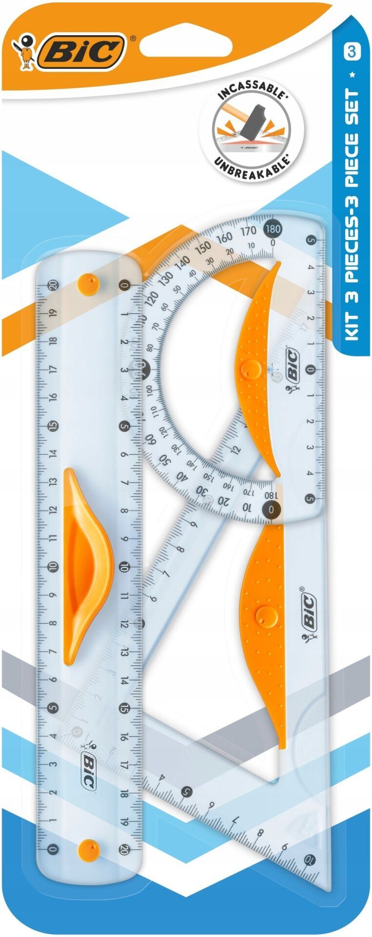 Bic 9927281 20cm 3 Lü Blister Çizim Seti
