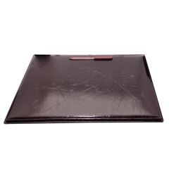 Classifix CLX-103821 7 Parça Selka Bordo Deri Kırımlı Sümen Takımı