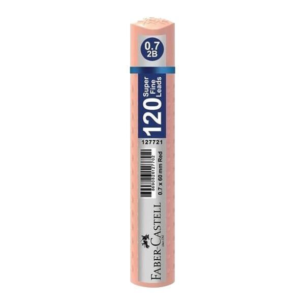 Faber-Castell Grip Min 0,7 mm 60 mm 2B 120 li Pastel Turuncu Kutu Kalem Ucu
