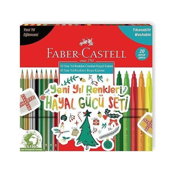 Faber-Castell 20 li Yeni Yıl Renkleri Hayal Gücü Seti