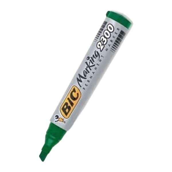 Bic 8209233 2300 Kesik Uçlu Yeşil Markör Kalem