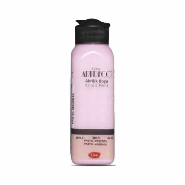 Artdeco 3816 140 ml Magenta Pastel Akrilik Boya