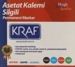 Kraf OHP Plus 260 M Kırmızı Asetat Kalemi