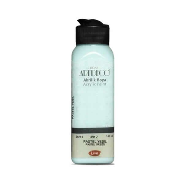 Artdeco 3812 140 ml Pastel Yeşil Akrilik Boya