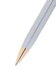 Scrikss 722W Balıksırtı Desenli Gold Krom Tükenmez Kalem