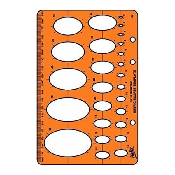 Maped X08821 Ellipse Şekil Şablonu