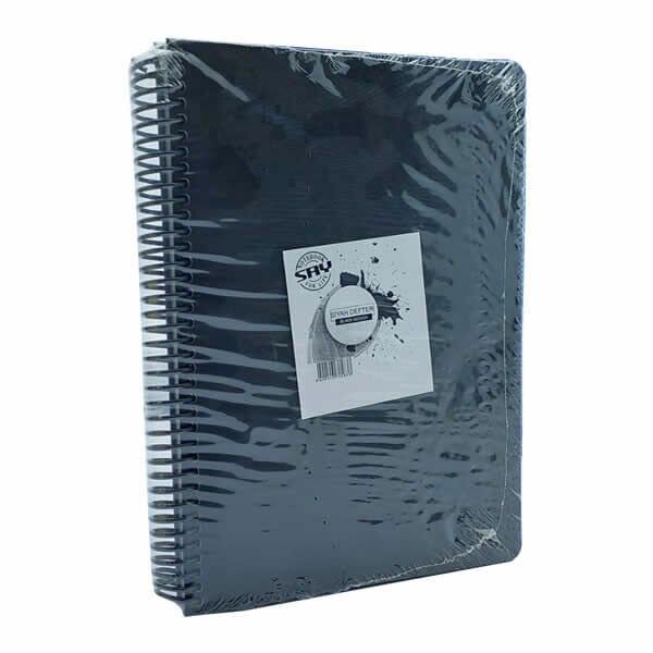 Sry 17x24 Siyah Spiralli Defter