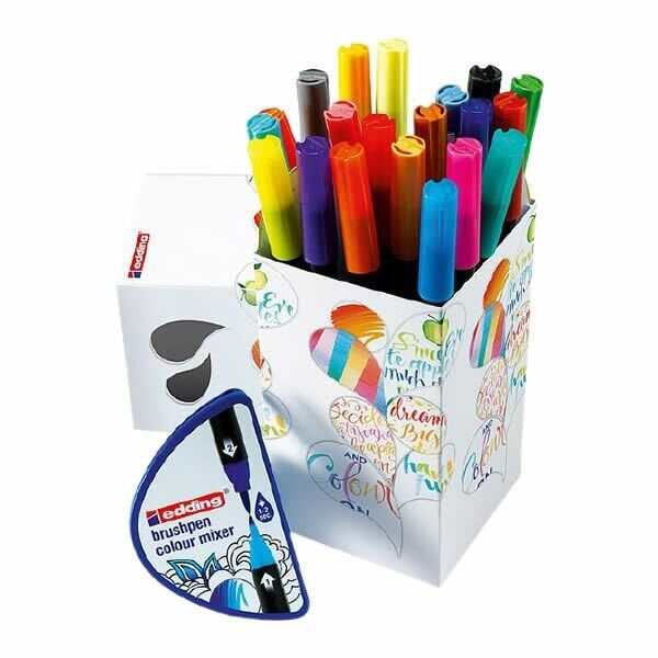 Edding Colour Happy Box Fırça Uçlu Keçeli Kalem