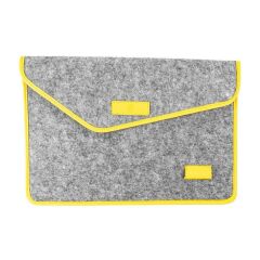 Önder 540-20 Aba Gri-Sarı Keçe Laptop Çantası