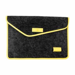 Önder 539-20 Aba Siyah-Sarı Keçe Laptop Çantası