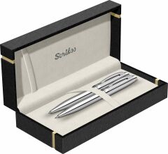 Scrikss 39 Krom Tükenmez Kalem & Versatil Kalem Seti