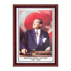 İnter INT-824-2L 35x50 Lamine Çerçeveli Duvara Monte Atatürk Portresi
