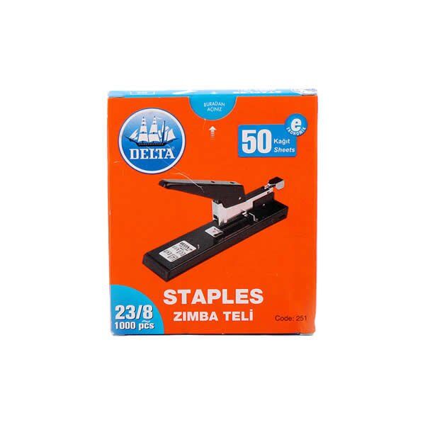 Delta 251 23/8 Kağıt Ciltleme Zımba Teli