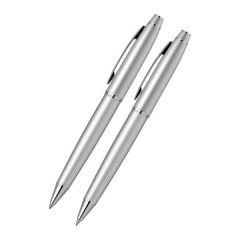 Scrikss 35 Krom Tükenmez Kalem & Versatil Kalem Seti