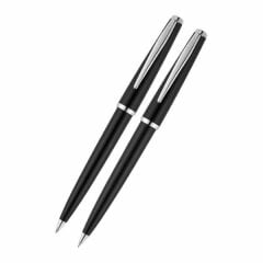 Scrikss 33 Siyah Lüks Kutu Tükenmez Kalem & Versatil Kalem Seti