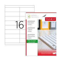 Tanex TW-2216 105x35mm 100 lü Lazer Etiketi