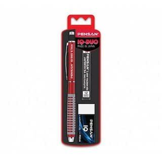Pensan IQ-DUO 0,5 mm Kırmızı Min Silgili Versatil Kalem