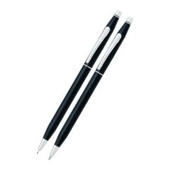 Cross AT0081-77 Century Classic Black Lacquer Tükenmez Kalem & Versatil Kalem Seti