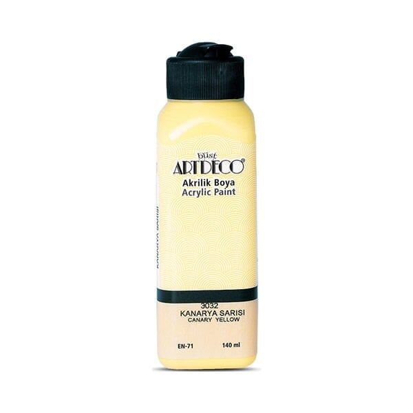 Artdeco 3032 140 ML Kanarya Sarısı Akrilik Boya
