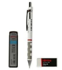 Rotring Tikky 0,7 mm Beyaz Okul Mekanik Kurşun Kalem Seti