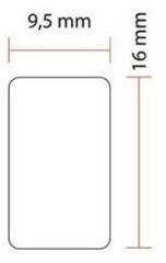 Tanex OFC-105 10 lu Beyaz Ofis Etiketi