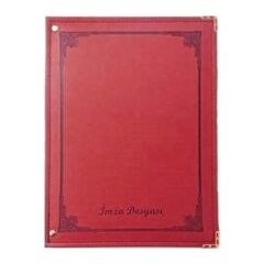 Önder 7102-2 20 Yaprak Termo Deri Kırmızı İmza Dosyası