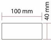 Tanex OFC-122 10 lu Beyaz Ofis Etiketi