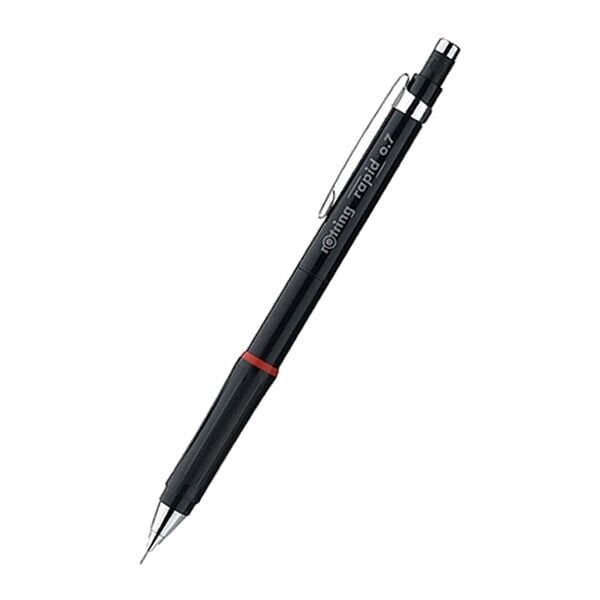 Rotring Rapid 0,7 mm Siyah Mekanik Kurşun Kalem
