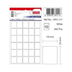 Tanex OFC-111 10 Adet Beyaz Ofis Etiketi