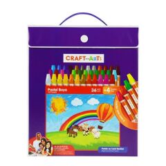 Craft And Arts U1536-CK 36+4 Adet Çantalı Pastel Boya