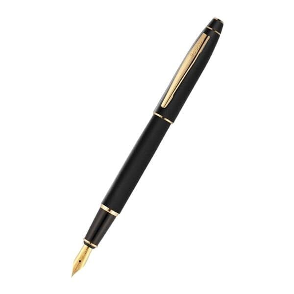 Scrikss 35 Mat Siyah Altın Dolma Kalem