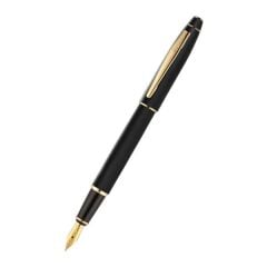 Scrikss 35 Mat Siyah Altın Dolma Kalem