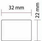 Tanex OFC-116 10 lu Beyaz Ofis Etiketi