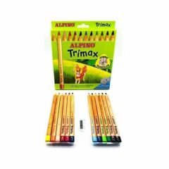Alpino AL-113 12 li Trimax Jumbo Kuru Boya Kalemi