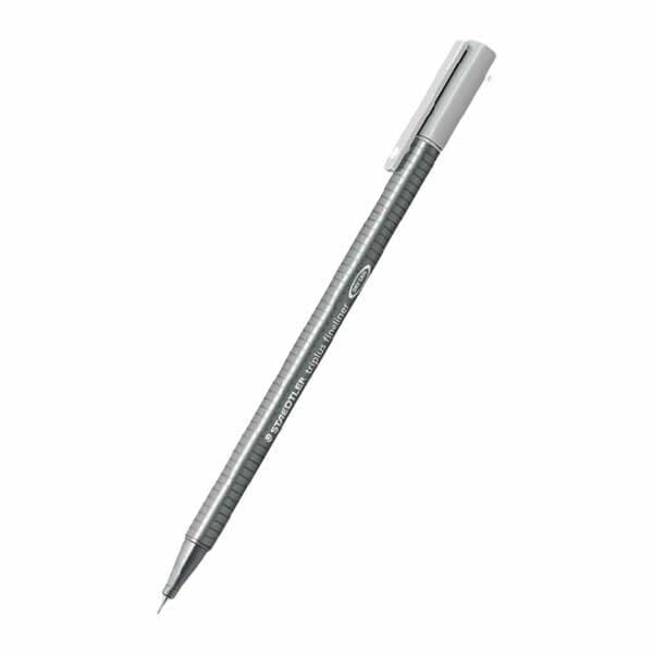 Staedtler 334-82 0,3 mm Triplus Gri Üçgen Fineliner Kalem