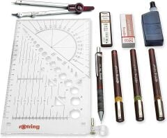 Rotring Isograph 0.2 & 0.3 & 0.5 & Tikky Kalem Seti