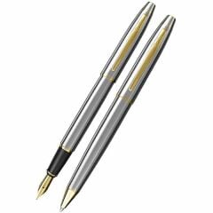 Scrikss 35 Gold Krom Dolma Kalem & Tükenmez Kalem
