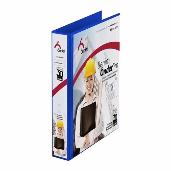 Önder 2013-6 4 Halkalı 3 cm Lacivert Firma Klasörü