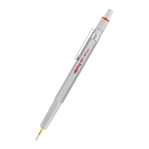 Rotring 800 0,5 mm Krom Mekanik Kurşun Kalem