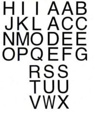 Tanex STC-426 3 lü Şeffaf Harf Etiketi