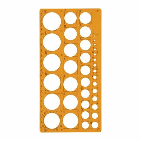 Maped 277620 1-35 Arası Daire Şablonu